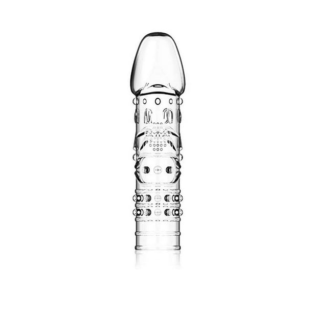 1pc Penis Sleeves Extender, Penis Extension Sleeves, Penis Sleeve Enlarger, Cock Sleeve, Cock Enlarger Sleeve, Penis Toy Delay Ejaculation, Silicone Penis Sleeves Reusable Cock Enlarger Penis Extender