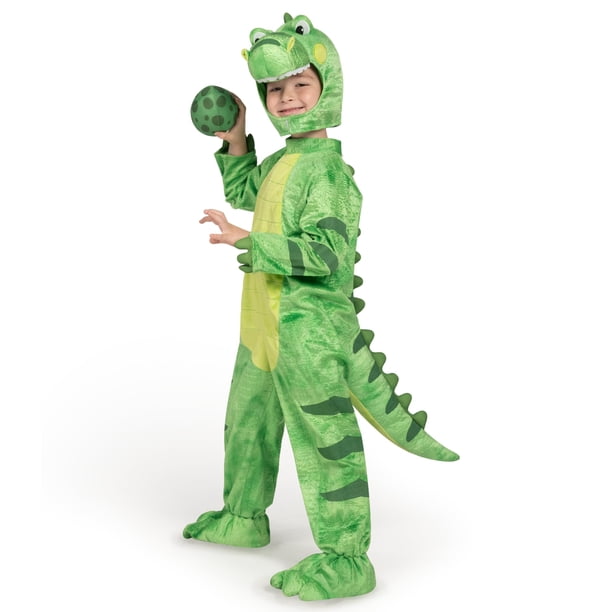Disfraz infantil Spooktacular Creations de T-Rex con huevo de juguete para niños de 3 a 4 años