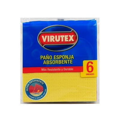 Paño Esponja Ultra Absorbente 6 Un Virutex