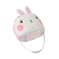 Magideal - Casco Para Bebé, Cojín Para La Cabeza Portátil Ajustable, Protectores Para La Cabeza Del Bebé, Cascos De Dibujos Animados, Sombrero Para Bebés De 6 A Conejo