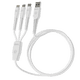 thumbnail image 1 of Cable Cargador Sleve Line X Usb A Triple Usb White, 1 of 5