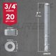 thumbnail image 2 of Anclajes de cuña SURGE BUILDING PRODUCTS 3/4" x 18 cm (20), 2 of 8