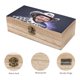 thumbnail image 3 of Posty Austin / Post Malone (2) Caja Organizadora de Madera Rústica - Caja Decorativa Multifuncional para Escritorio, Hogar, Oficina, Joyas y Manualidades, 3 of 6