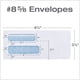 thumbnail image 2 of Paquete de 500 sobres de seguridad Columbian #8 -5/8, papel blanco, 2 of 8