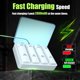 thumbnail image 4 of Estación de carga ActZone, paquete de 4 baterías de 2800 mAh para Wii U, 4 of 6