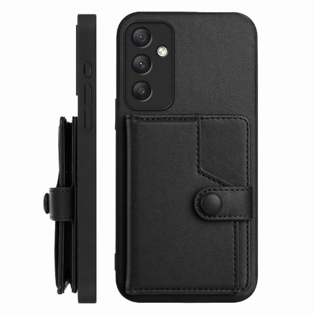 FOXDOCK Funda para SAMSUNG Galaxy A35 con Bloqueo RFID - Diseño Elegante con Cierre de Botón