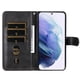 thumbnail image 5 of Funda con Cremallera para Samsung Galaxy S22 Plus 5G, Carcasa Cartera de Cuero PU con Soporte y Tarjetero, 5 of 6