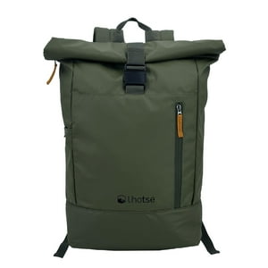 Mochila Roll Top Makalu 22L Impermeable Porta Notebook Lhotse Verde