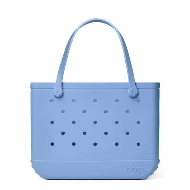 Bolsa Bogg, original, grande, Carolina on My Mind, 19 pulgadas de largo x 9 pulgadas de ancho x 14 pulgadas de alto, playa, piscina, barco, deportes, EVA multiusos, ligera, lavable y duradera