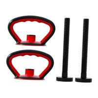 Magideal - Agarre De Mango De Pesa Rusa, Agarre De Mancuerna, Agarre De Pesa Rusa, Agarre De Pesa Para Entrenamiento Físico Al Aire Libre, Levantamiento De Pesas Rojo 2 Mangos 2 Varillas