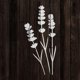 thumbnail image 4 of Plantilla de estarcido artística de lavanda reutilizable de mylar, 4 of 4