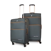 Pack 2 Maletas De Tela M+L Nautica Lisboa 20K Y 23K Gris