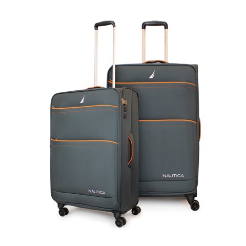 Pack 2 Maletas De Tela M+L Nautica Lisboa 20K Y 23K Gris