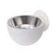 thumbnail image 2 of Cuenco de agua para perros, alimentador de viaje, cuenco de agua colgante para pared, gatos, gran capacidad, plato con soporte elevado, alimentador , blanco, 2 of 5