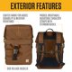 thumbnail image 3 of Mochila Nevera Carhartt con Espuma Gruesa Totalmente Aislada para 30 Latas, 3 of 9