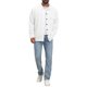thumbnail image 2 of INSPIRE CHIC Chaqueta de Camisa de Punto Jacquard con Bolsillo en el Pecho y Botones para Hombre Vintage Casual M Blanco, 2 of 6