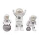 thumbnail image 3 of 3 Uds Estatuas De Astronauta Adornos Para Tartas Figuritas Para Alféizares Manualidades Decoración Blanca, 3 of 5