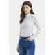 thumbnail image 2 of Polera Mujer Juvenil Blanco/Negro, 2 of 4