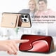thumbnail image 2 of Funda Billetera Tejida para iPhone 16 Pro Max con Soporte y Tarjetero Beige, 2 of 5