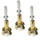 thumbnail image 1 of Soporte de Mecha para Lámpara de Aceite, Paquete de 3 Tubos de Vidrio con Soporte Dorado, 1 of 3