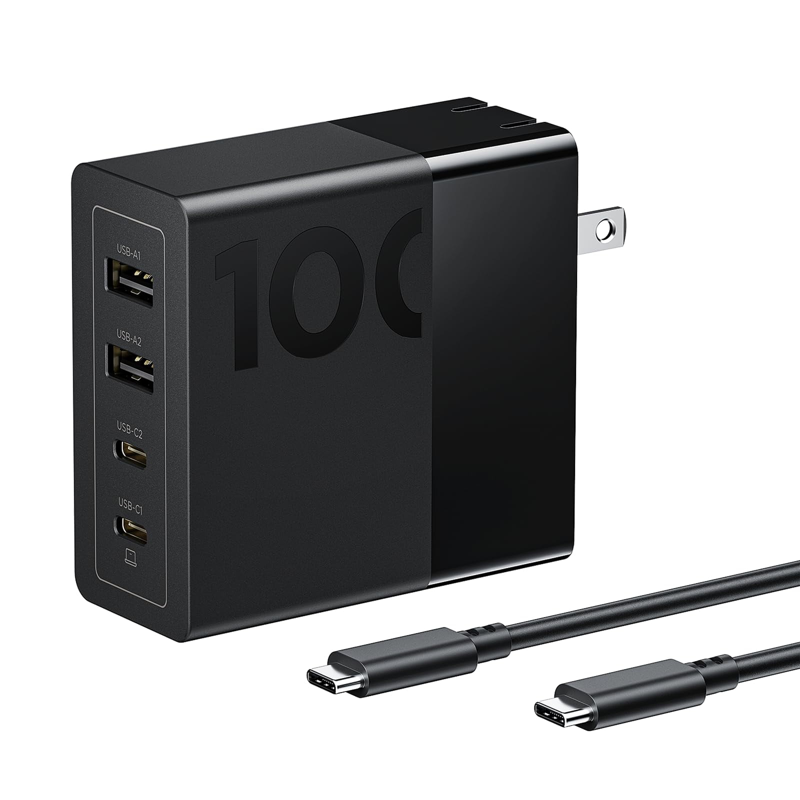 Cargador Lenovo 100w Usb-c De 4 Puertos Con Tecnología Gan