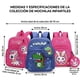 thumbnail image 4 of Mochila Escolar Infantil Rosa de Conejo con Monedero, 4 of 4