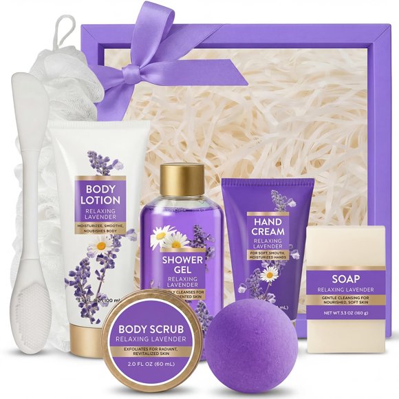Set de Regalo Spa SPA LUXETIQUE WORLD 8 piezas Lavanda