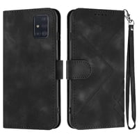 Funda Foxdock Para Samsung Galaxy A71 5G – Tipo Libro Con Soporte, Billetera, Correa Y Diseño Elegante