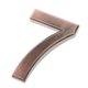 thumbnail image 4 of Se?al De Número De Puerta Autoadhesiva De Plástico De Cobre Número De Dígito Numérico Pegajoso 7, 4 of 5