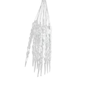 Magideal - 12 Piezas De De Navidad Acrílico Colgante Adorno Colgante Estatua Decoración Navideña Para Restaurante Decoración De Año Nuevo Hotel De Invierno