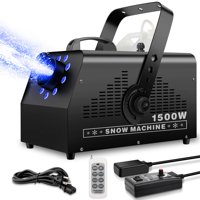 Máquina Para Hacer Nieve Yeesite 1500 W Con Tanque De 9 Led De 5 Litros