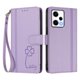 thumbnail image 3 of Funda Cartera Trébol para Xiaomi Redmi Note 12 Pro 5G con Ranuras Tarjetas y Carga Inalámbrica Morado claro, 3 of 6