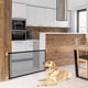 thumbnail image 1 of Puertas de seguridad para perros, puertas para mascotas, puertas retráctiles para escaleras, cocinas, portátiles, plegables, fáciles de instalar en cualquier lugar., 1 of 5