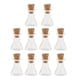 thumbnail image 1 of 10 Piezas Triángulo Corcho Deseando Botella Collar Botella De Vidrio DIY Colgante Transparente, 1 of 3