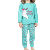 Lady Genny - Pijama Micropolar Unicornio Niñas