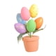thumbnail image 3 of Decoración De Pascua, Suministros Para Fiestas, Jarrón De árbol De Huevos De Pascua Para Fiesta, Casa De Vacaciones, 20cm X 7cm X 7cm, Manchado Dorado, 3 of 3