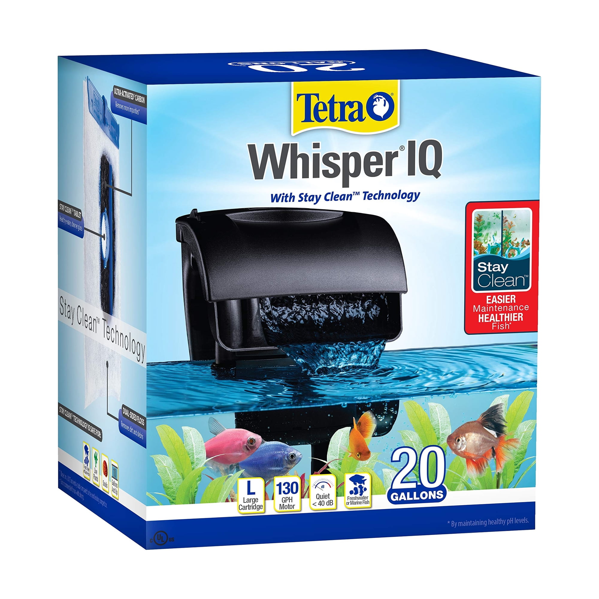 Filtro De Potencia Whisper Iq 20 Galones 130 Gph