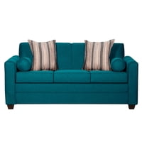 Ruzam Mobel - Sofá 3 Cuerpos Lulu Turquesa