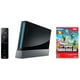 thumbnail image 1 of Consola Nintendo Wii Negra Paquete New Super Mario Bros Reacondicionada, 1 of 5