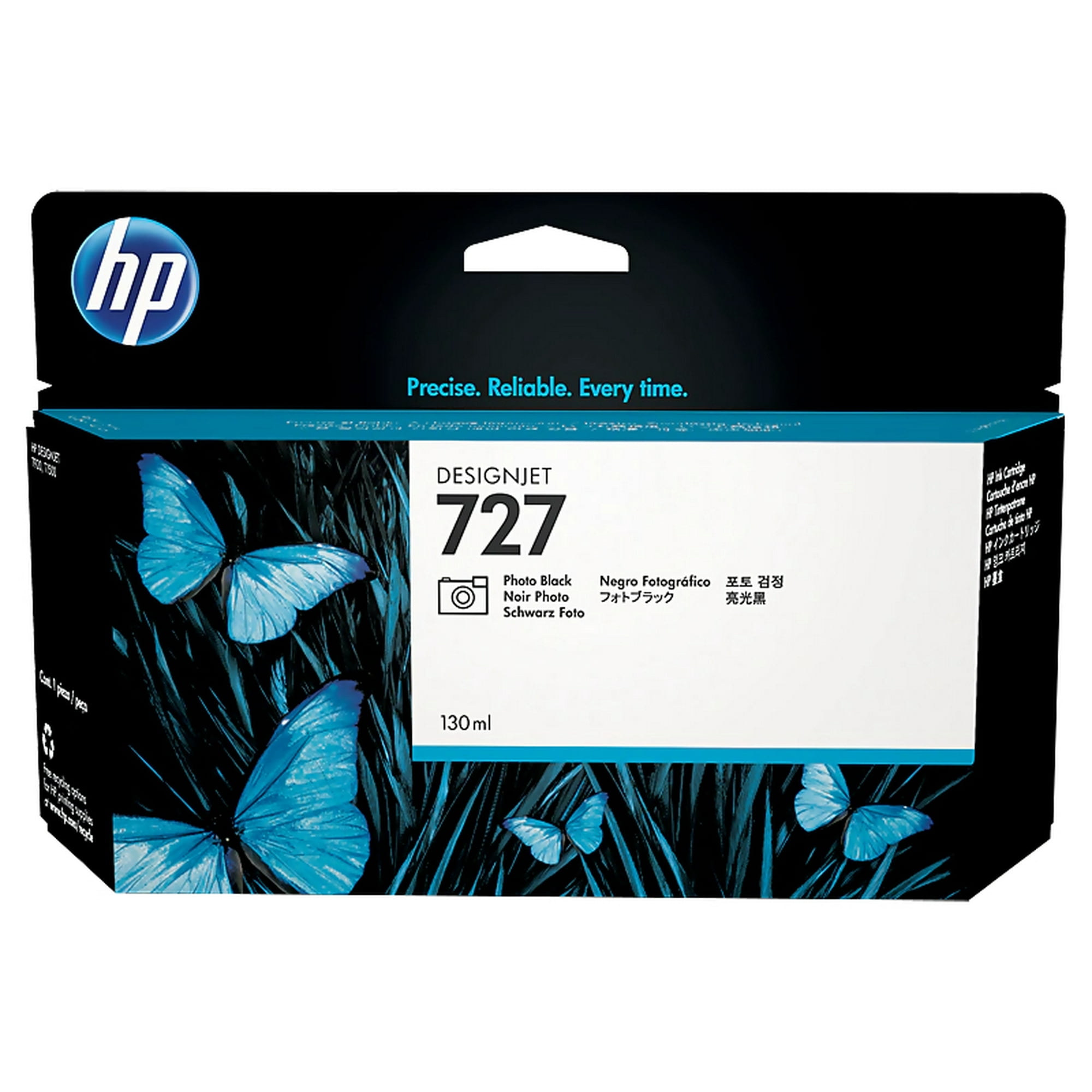 Cartucho De Tinta Hp 727 Designjet Negro Fotográfico 130 Ml