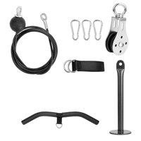 Magideal - Polea De Elevación De Pesas, Sistema De Polea , Accesorio De Extraíble, Equipo De Ejercicio De Gimnasio En Hogar Para Rizos De Bíceps,