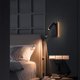 thumbnail image 3 of Lámpara de pared LED MOLUOLA 2 en 1 para lectura 3W+6W negra, 3 of 9