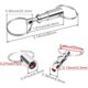 thumbnail image 2 of CooBigo 3 Pack Quick Release Detachable Keychain Dual Pull A, 2 of 3