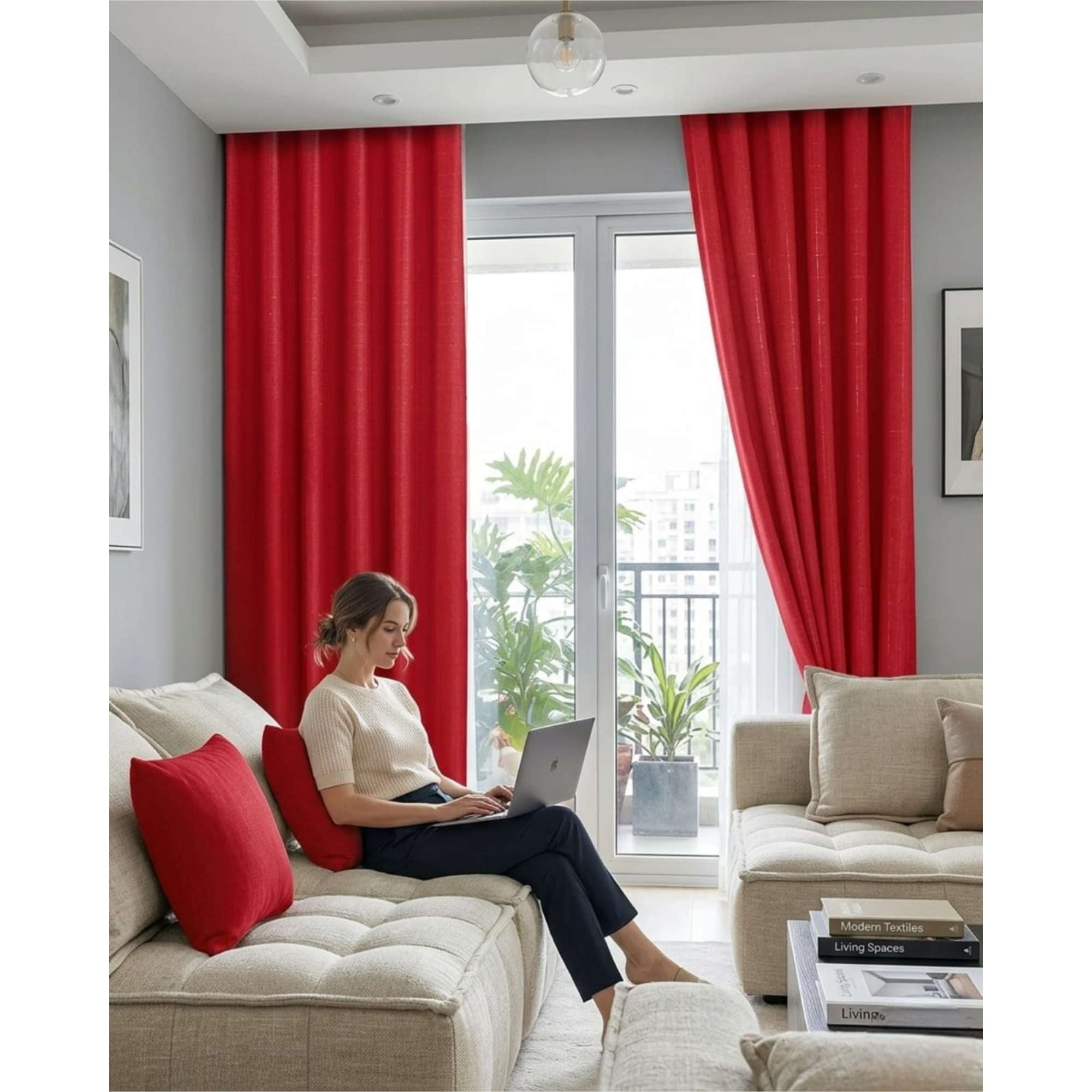 Mylhogar - Juego De Cortinas Blackout Premium Engomadas