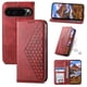 thumbnail image 1 of Funda Flip FOXDOCK para Google Pixel 9 Pro , Estilo Billetera con Diseño Rombo, Correa de Mano y Soporte, Uso Diario, 1 of 6