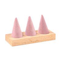 Magideal - Soporte De Exhibición De Anillos En Forma De Cono, Soporte De Exhibición De Anillos, Práctico Soporte De Joyería De Moda Para Aniversario, Dormitorio, 3