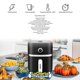 thumbnail image 3 of Freidora de Aire sin Aceite Nappo 4 Litros 1300W Negra, 3 of 4