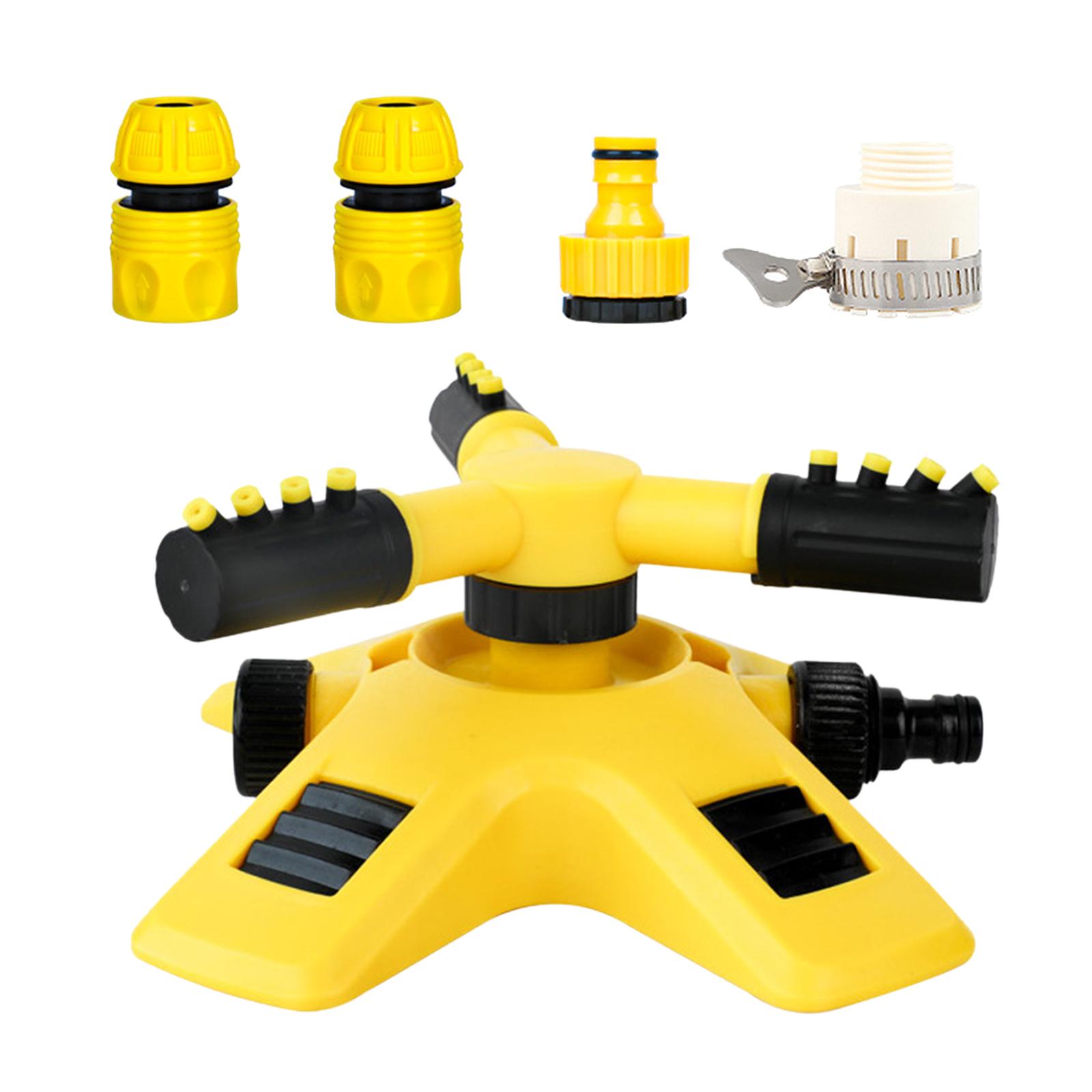 Magideal - Aspersores Para Jardín, Aspersores De Jardín, Aspersores De Césped Ajustables Giratorios Automáticos De 360 Degree, Sistema De Aspersor De Agua Para , 12,7 Mm Estilo B 127 Mm Estilo B