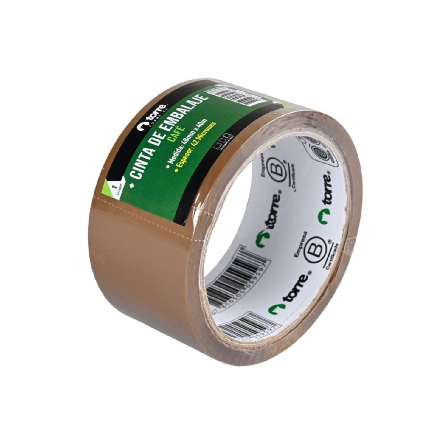 Pack X 4 Cinta De Embalaje Café 48mm X 40m – Torre