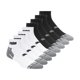 thumbnail image 1 of Calcetines PUMA Quarter Crew para hombre, 8 unidades, color blanco/gris, tallas 10-13, 1 of 5